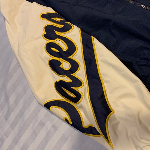 Vintage Logo Athletic Indiana Pacers NBA Jacket Basketball - Picture 4 of 8